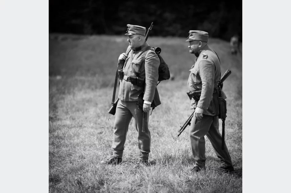 Rekonstrukcja Bitwy Limanowskiej 1914 na Jabłońcu (2019) - zdjęcie 10
