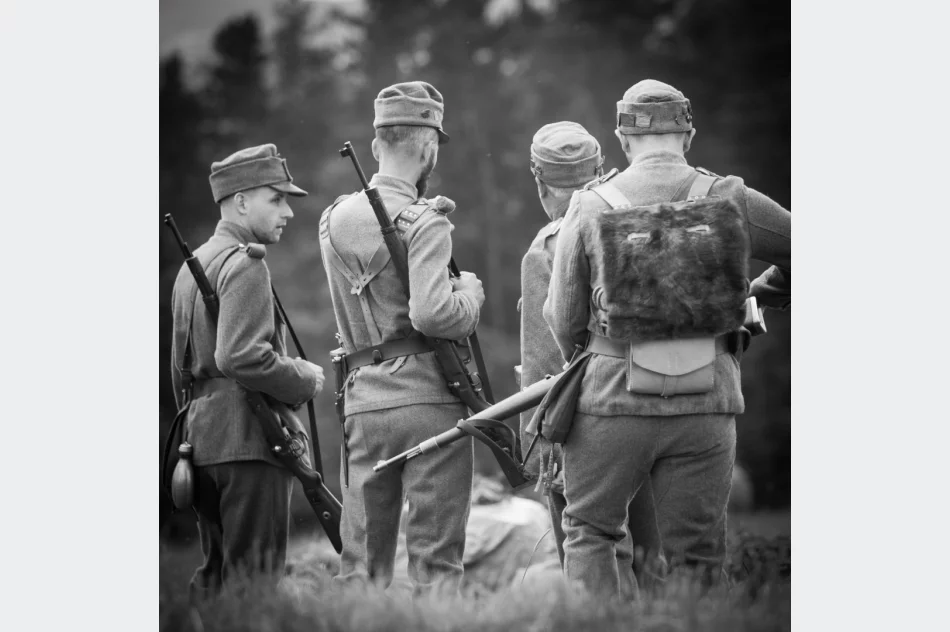 Rekonstrukcja Bitwy Limanowskiej 1914 na Jabłońcu (2019) - zdjęcie 11