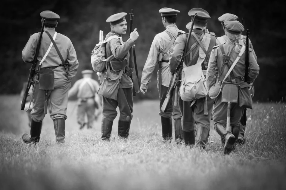 Rekonstrukcja Bitwy Limanowskiej 1914 na Jabłońcu (2019) - zdjęcie 13