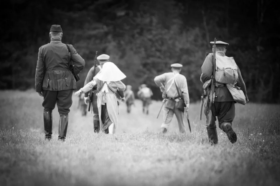 Rekonstrukcja Bitwy Limanowskiej 1914 na Jabłońcu (2019) - zdjęcie 14