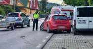 50-latek  zasłabł za kierownicą. Nagranie z momentu kolizji - zdjęcie 5