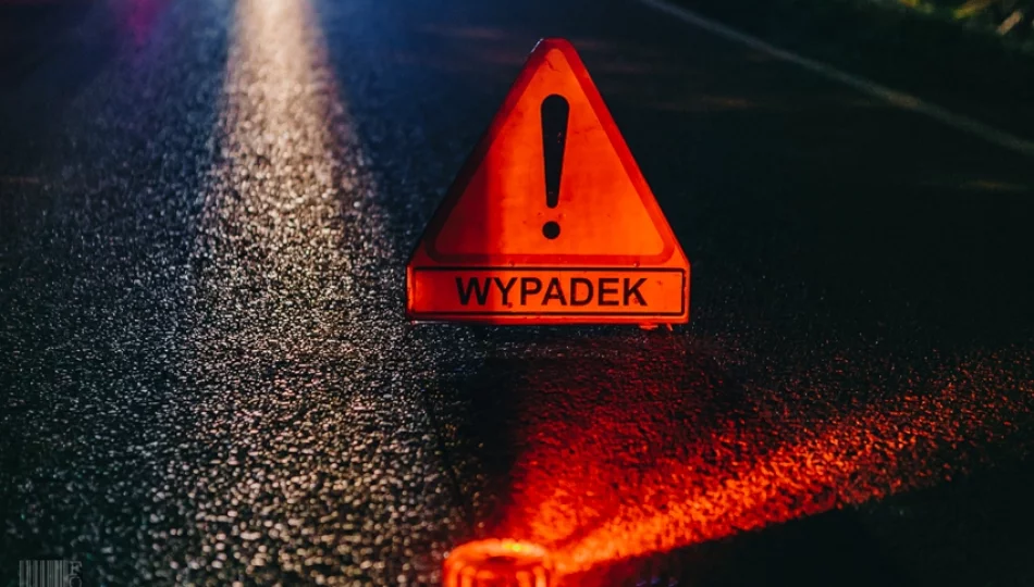 Poważny wypadek z udziałem rowerzysty - zdjęcie 1