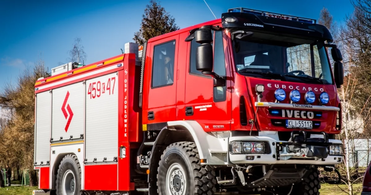 Wybuch i pożar w domu jednorodzinnym