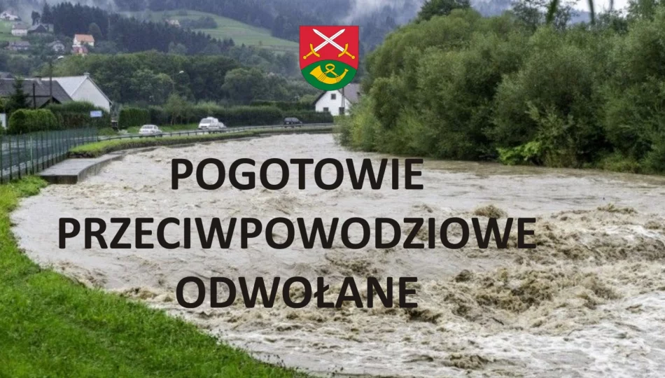 Odwołanie pogotowia przeciwpowodziowego na terenie gminy Limanowa - zdjęcie 1