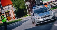 Policjanci i strażacy zabezpieczali wyścig kolarski - zdjęcie 4