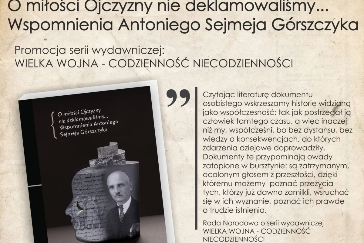 Pamiętnik Antoniego Górszczyka w opracowniu Sylwestra Rękasa