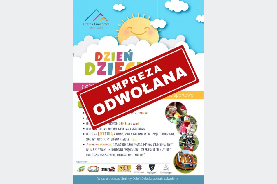 Dzień Dziecka w Gminie Limanowa - ODWOŁANY - zdjęcie 2
