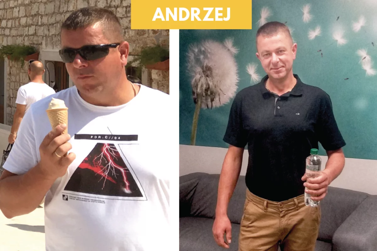 Spektakularna przemiana Pana Andrzeja – schudł 20 kg w 4 miesiące w Projekt Zdrowie! 