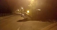 Pijany kierowca wjechał do rowu koło komendy - zdjęcie 2