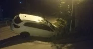 Pijany kierowca wjechał do rowu koło komendy - zdjęcie 3
