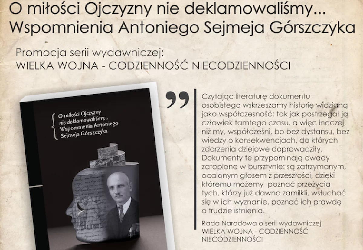 ​Pamiętnik Antoniego Górszczyka w opracowaniu Sylwestra Rękasa