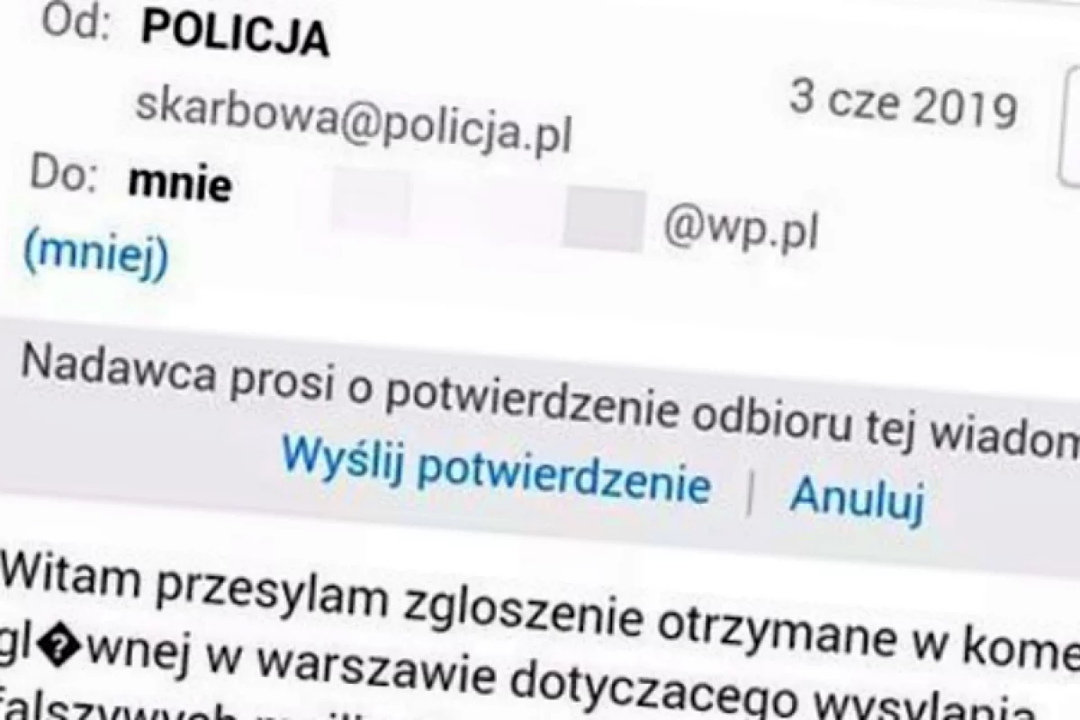 Policjanci ostrzegają - uważaj na fałszywe wiadomości!