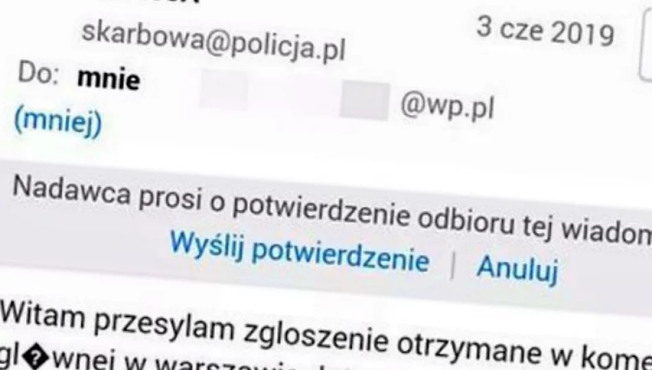 Policjanci ostrzegają - uważaj na fałszywe wiadomości! - zdjęcie 1