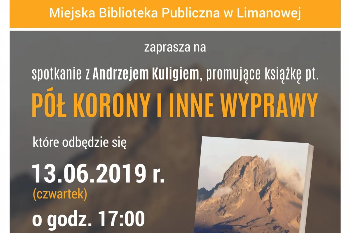 Spotkanie autorskie promujące książkę Andrzeja Kuliga