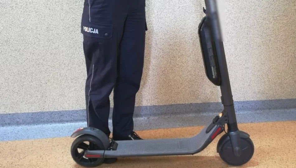13-latek w szpitalu po upadku z hulajnogi elektrycznej - zdjęcie 1
