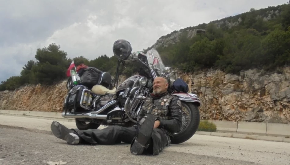 Przemierzył 2,5 tys. kilometrów w ramach „motocyklowej pielgrzymki” - zdjęcie 1