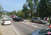 Zderzenie aut - dwoje dzieci trafiło do szpitala - zdjęcie główne