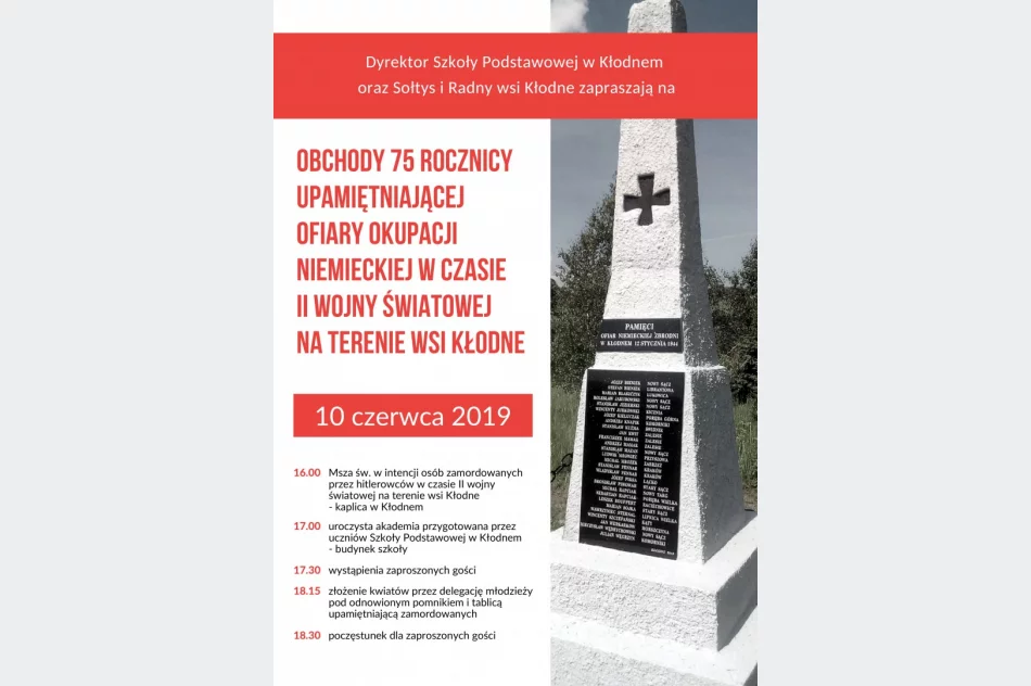 75 rocznica upamiętniająca Ofiary okupacji niemieckiej - zdjęcie 2