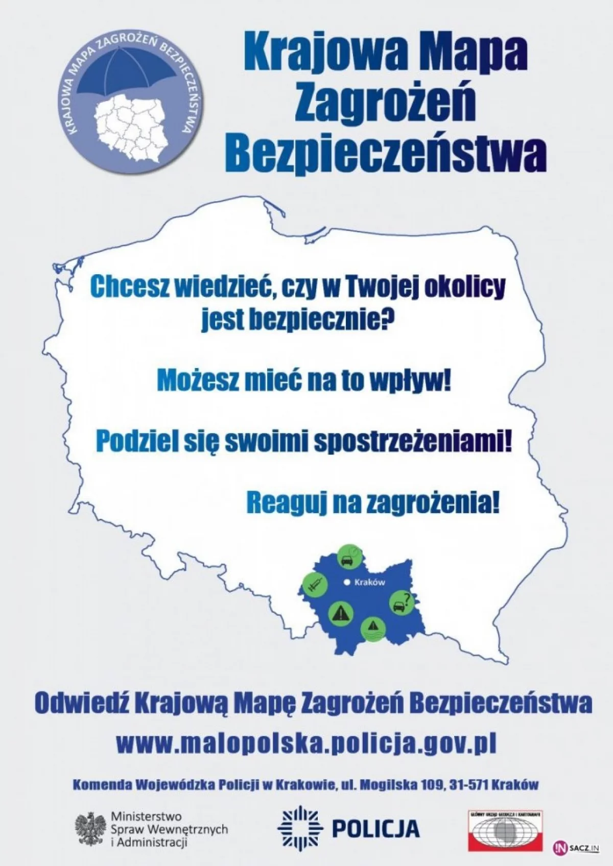 Aplikacja „Krajowa mapa zagrożeń” już działa