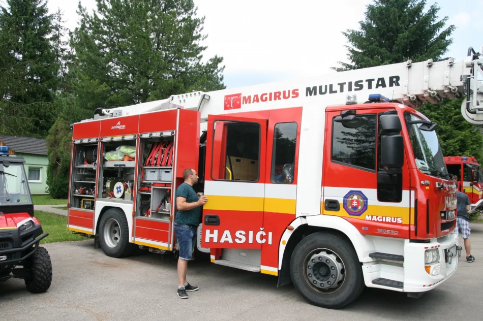  HISTORYCZNY POKAZ GASZENIA  POŻARU W DOLNYM KUBINIE NA SŁOWACJI - zdjęcie 4