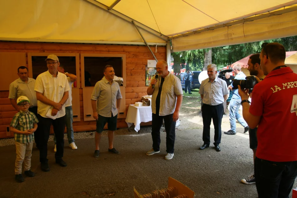  HISTORYCZNY POKAZ GASZENIA  POŻARU W DOLNYM KUBINIE NA SŁOWACJI - zdjęcie 5