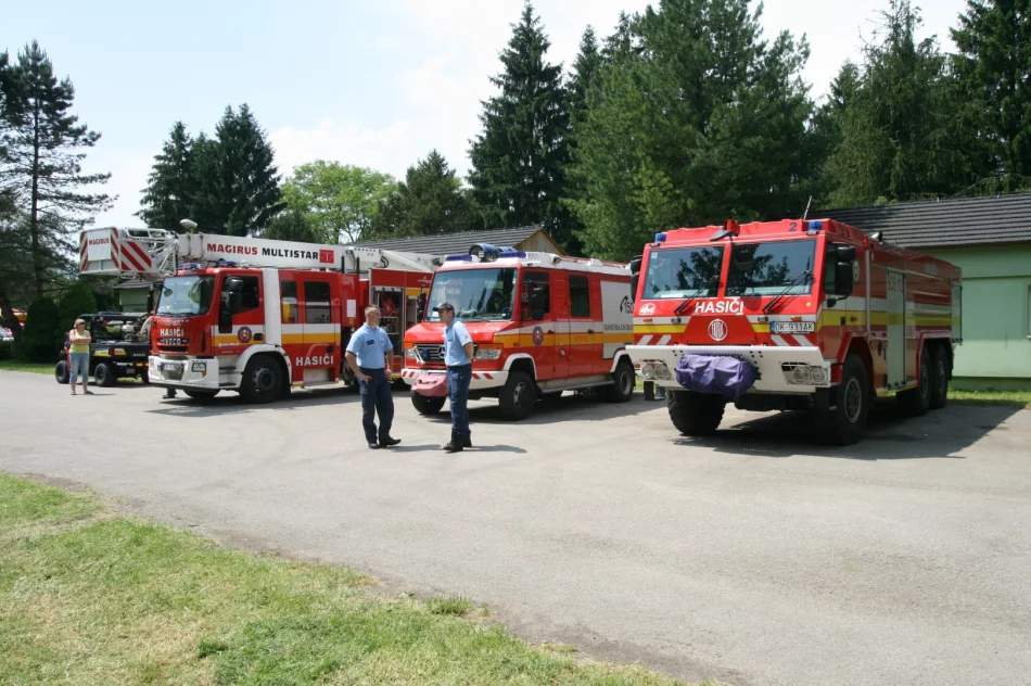  HISTORYCZNY POKAZ GASZENIA  POŻARU W DOLNYM KUBINIE NA SŁOWACJI - zdjęcie 9