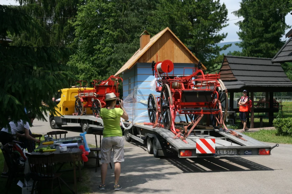  HISTORYCZNY POKAZ GASZENIA  POŻARU W DOLNYM KUBINIE NA SŁOWACJI - zdjęcie 10