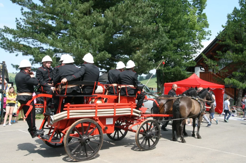  HISTORYCZNY POKAZ GASZENIA  POŻARU W DOLNYM KUBINIE NA SŁOWACJI - zdjęcie 14