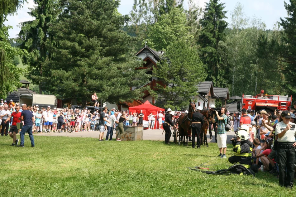  HISTORYCZNY POKAZ GASZENIA  POŻARU W DOLNYM KUBINIE NA SŁOWACJI - zdjęcie 20