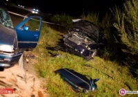 Wyprzedzał na łuku i doprowadził do zderzenia - zdjęcie główne