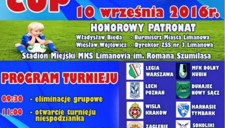 Już jutro Limanovia CUP 2016! Przyjdź lub śledź wzmagania orlików - zdjęcie 1