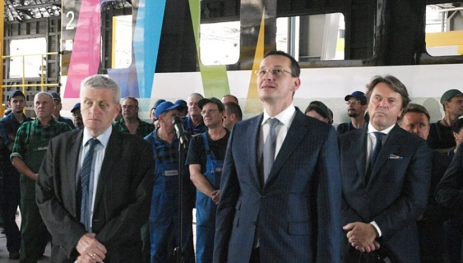 Wicepremier Morawiecki odwiedził Newag - zdjęcie 1