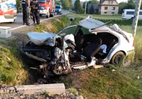Groźnie wyglądający wypadek w Świdniku - zdjęcie główne