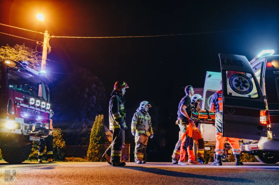 Sprawca kolizji trafił do szpitala - zdjęcie 8