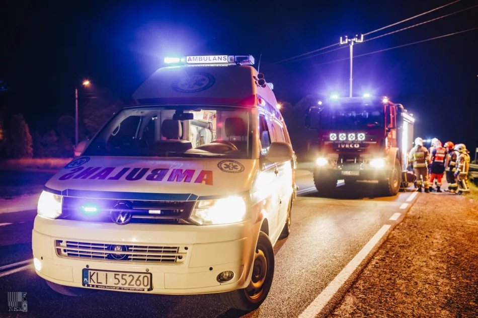 Sprawca kolizji trafił do szpitala - zdjęcie 10