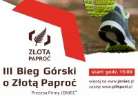 Ruszyły zapisy na III Bieg Górski o Złotą Paproć Prezesa Firmy JONIEC® - zdjęcie główne