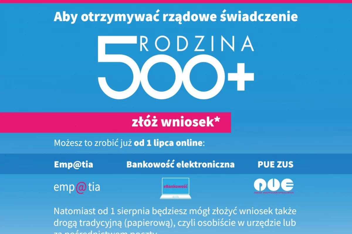 Jak wypełnic wniosek o "Rodzina 500 plus"