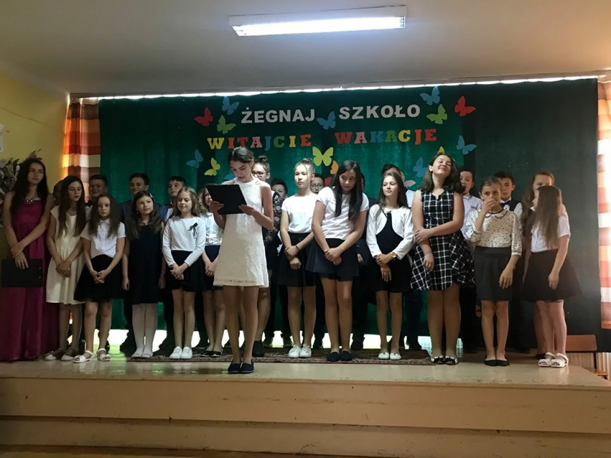 Zakończenie roku szkolnego 2018/2019 w Szkole Podstawowej w Kaninie
