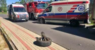 4 osoby, w tym 2 dzieci poszkodowane w wypadku. Na pomoc wezwano LPR - zdjęcie 5