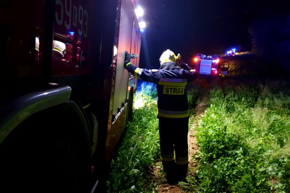 Nocny pożar budynku gospodarczego. Przyczyną podpalenie? - zdjęcie 4