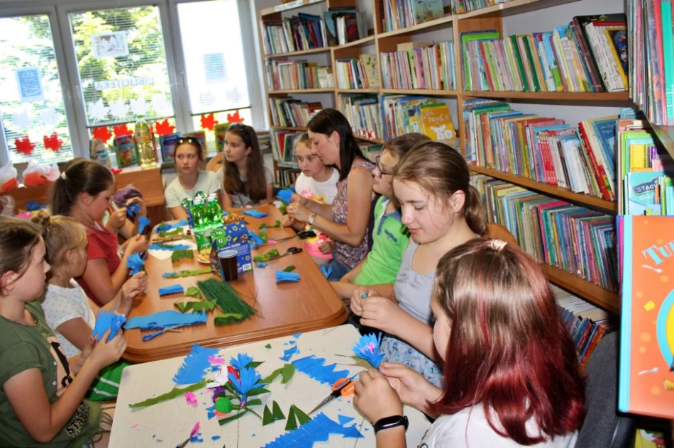 Wakacyjne warsztaty w gminnych bibliotekach  - zdjęcie 4