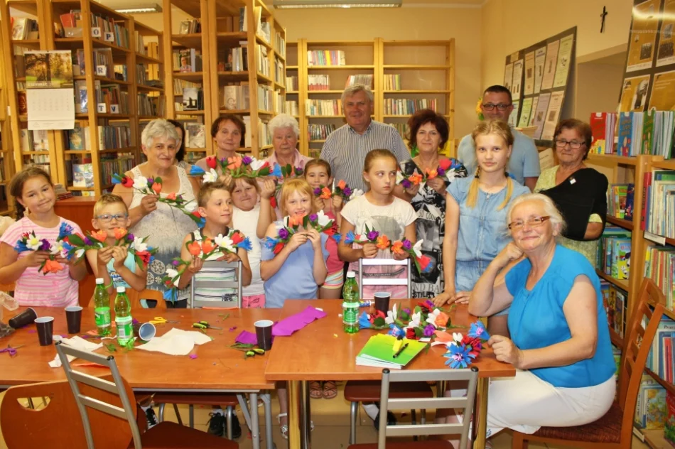 Wakacyjne warsztaty w gminnych bibliotekach  - zdjęcie 5