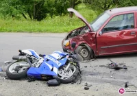 63-latek nie ustąpił pierwszeństwa motocykliście - zdjęcie główne