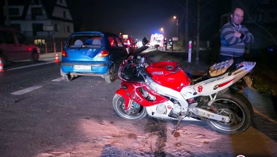 Zderzenie z motocyklem - kierowca auta uniewinniony przed sądem - zdjęcie 1