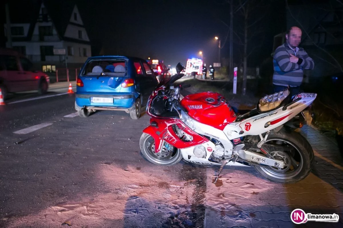 Zderzenie z motocyklem - kierowca auta uniewinniony przed sądem