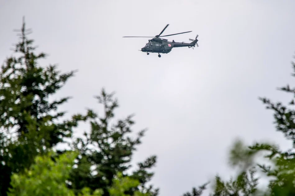 "Latające czołgi" od kilku dni na niebie nad Limanowszczyzną - zdjęcie 7