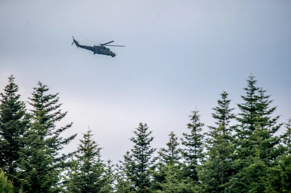 "Latające czołgi" od kilku dni na niebie nad Limanowszczyzną - zdjęcie 8