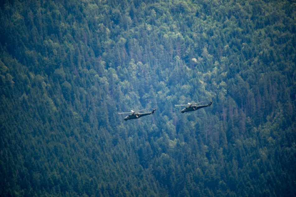 "Latające czołgi" od kilku dni na niebie nad Limanowszczyzną - zdjęcie 11