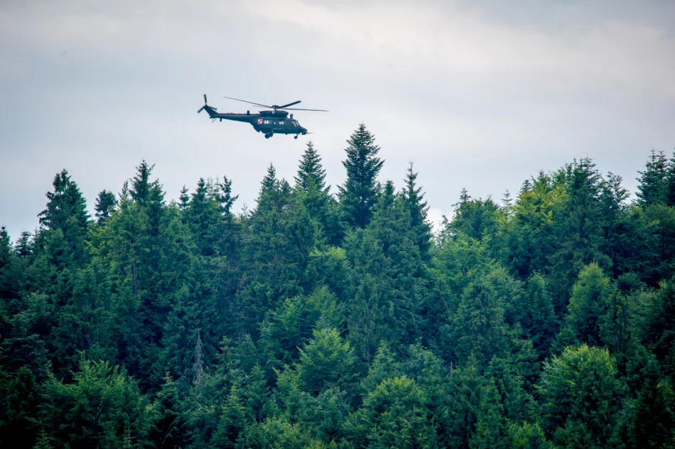 "Latające czołgi" od kilku dni na niebie nad Limanowszczyzną - zdjęcie 14