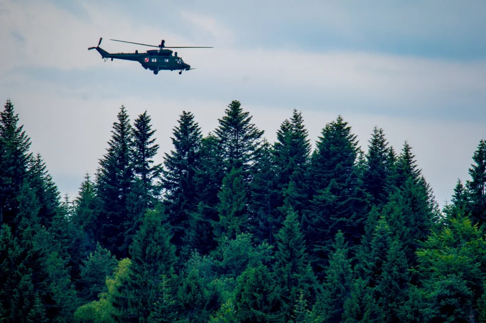 "Latające czołgi" od kilku dni na niebie nad Limanowszczyzną - zdjęcie 15